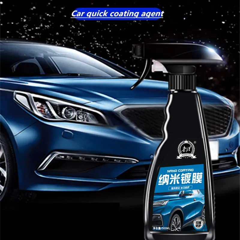 9H Ceramic Coating Nano Wax Spray for Car Paint, Glass, Windshield ...
