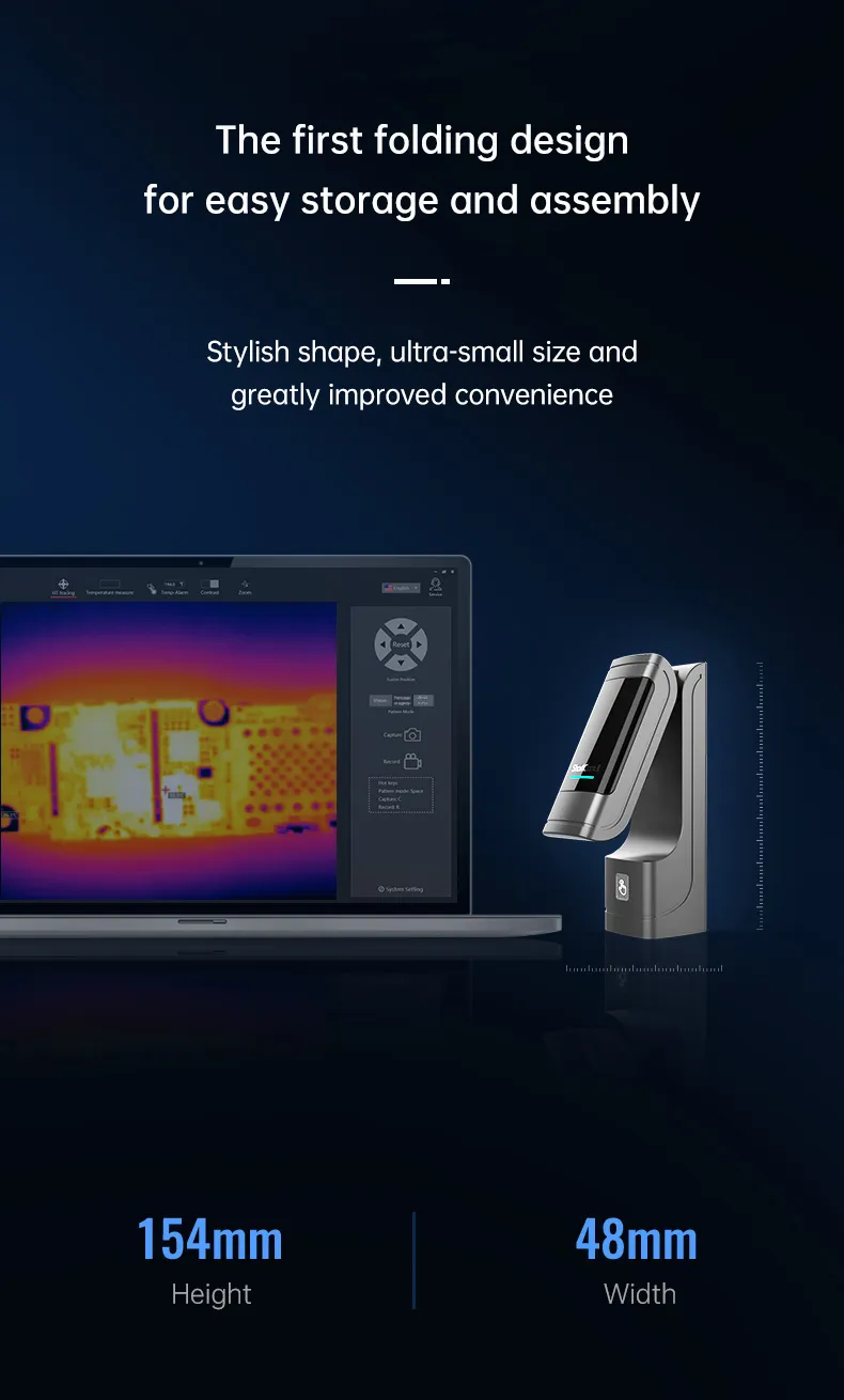 回路基板検査カメラ：携帯電話マザーボード障害診断用のショートカムII