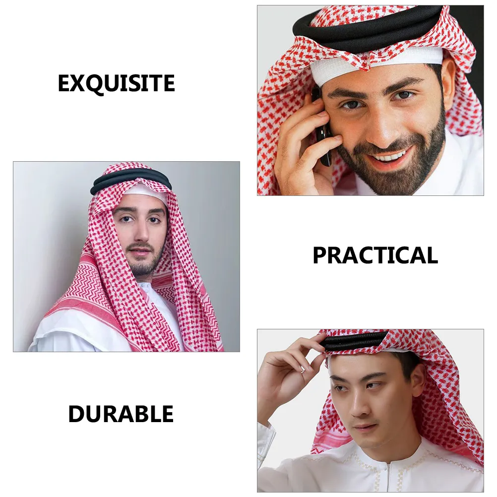 Arabic whit male head scarf styles