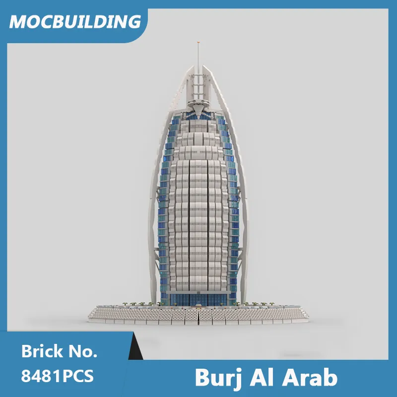DIY Burj Al Arab Architectural Model Making Company Blocks Creative ...