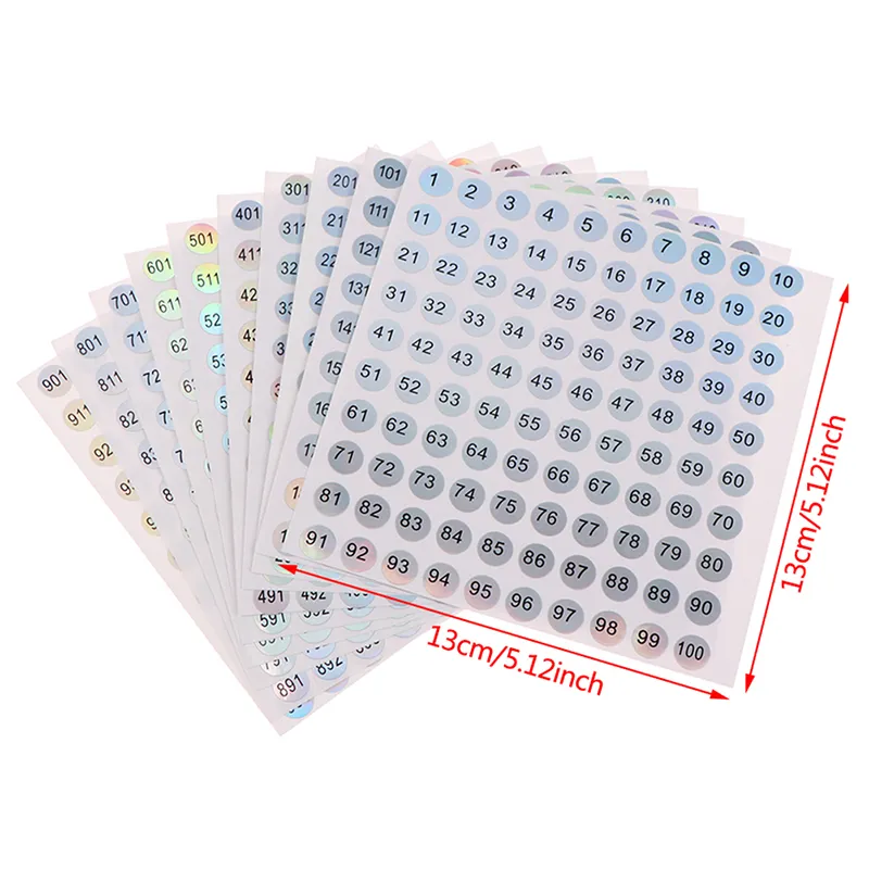 1 Sheet Waterproof Digital Laser Number Stickers... From Ddmylucky, $15 ...