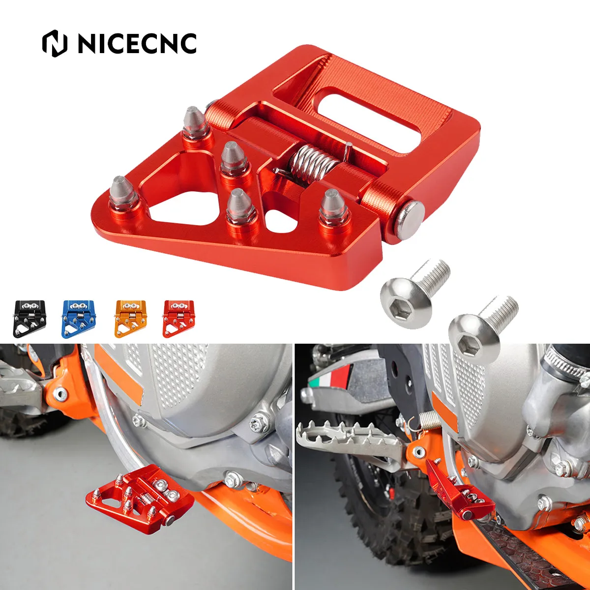 Bremshebel Step Plate Für GasGas & Husqvarna - Aluminium CNC