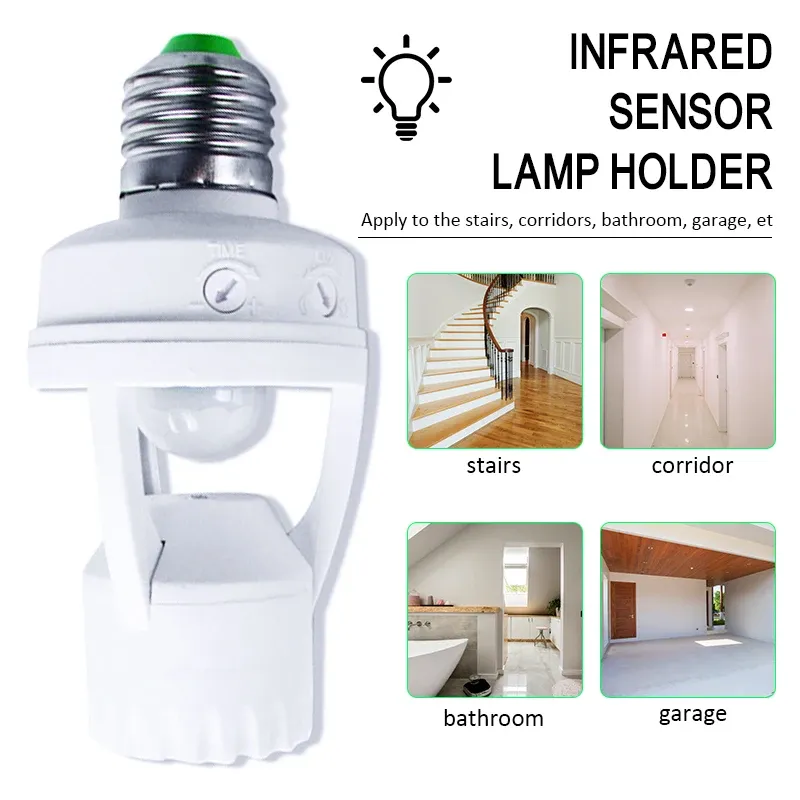 E27 Lamp Holder With Switch Infrared Body Motion Sensor Light Bulb Holder For Staircase Corridor From Saimilofficalstore 9.99 DHgate.Com