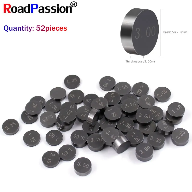 Motorcycle Engine Adjustable Valve Shim Diameter 9.48mm Kit for