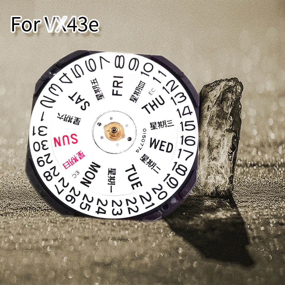 DHgate 1PCS VX43E Quartz Watch Movement With Day Date Stem Battery For Seiko 7N43A V343 V348 V743 Y143 Replacement Repair Accessories Home Garden