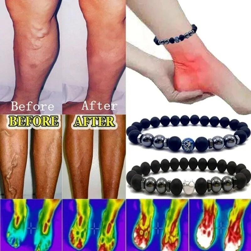 Black Obsidian Energy Stone Anklet Adjustable Anti Swelling Weight Loss Magnet Bracelet For Women Men From Ddmyaug 8.05 DHgate.Com