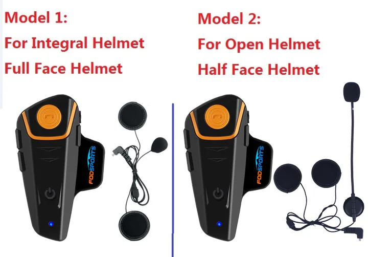bt-s2 motorcycle helmet bluetooth headset Dgakcvb Headset, Bluetooth 5.0 Intercom up to 2 Riders 1000M Helmet Communication System for Ski/ATV/Dirt Bike/Racing/Climbing (Boom Microphone,Single) : Automotive 3.5 hours Type A $35 bluetooth headset option?