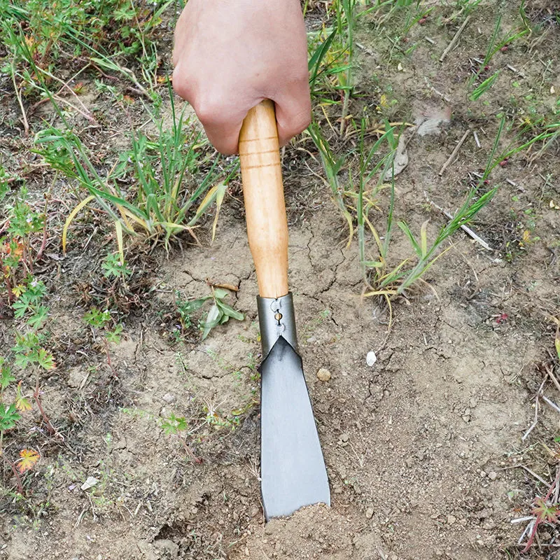 Hageverktøy: Robust Spade for Innhøsting av Ville Grønnsaker & Planting - Rustfritt Stål, Ergonomisk Design