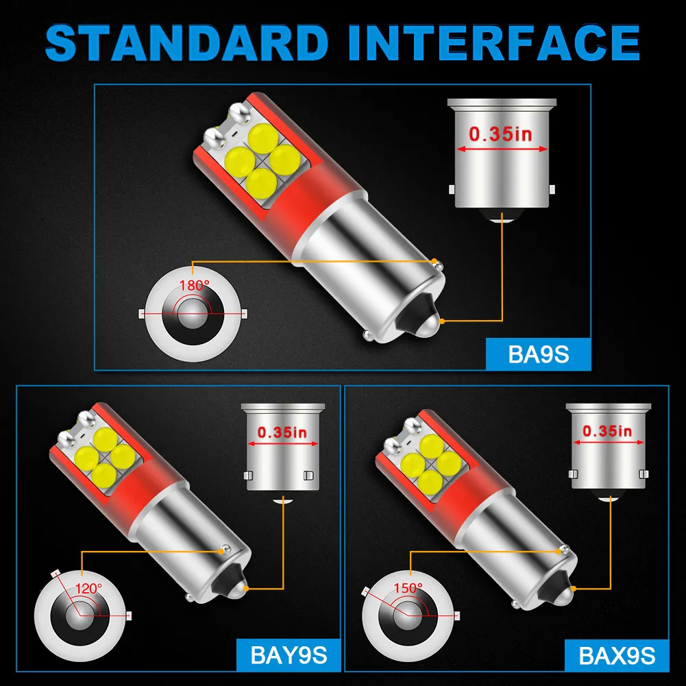DHgate.com:5W LED Interior Car Lights, BA9S LED Bulbs T4W BAX9S H21W ...