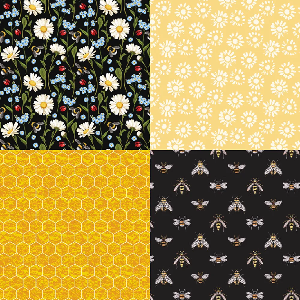 再入荷アイテム DHgate.com:Chzimade 12 Vintage Honey Bee 6x6 Sheets アート・デザイン・音楽