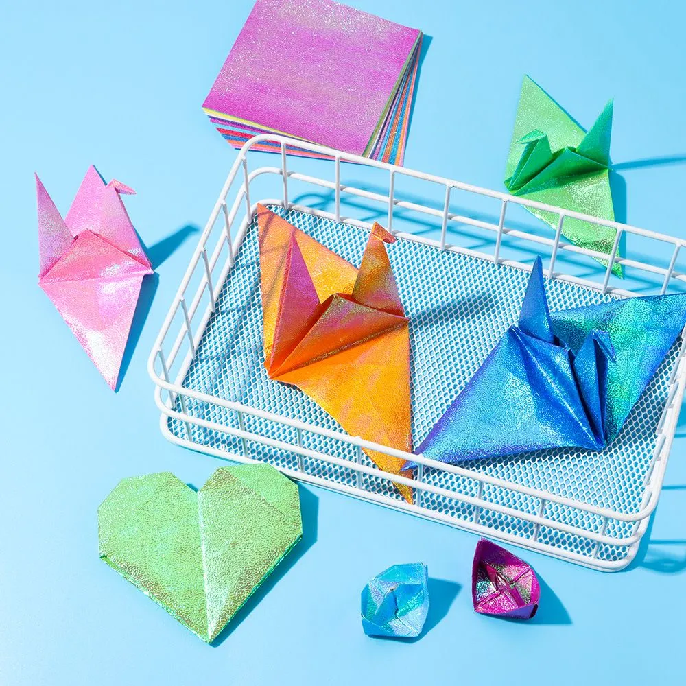 1100 Sheets - Double Sided 6x6 Inches Origami Squares - 15 Vibrant Colors - Origami Set For Kids - Easy Fold Origami Papers For Arts & Crafts - Quality Paper Origami Sheets For $54.38 With Free Shipping Available.