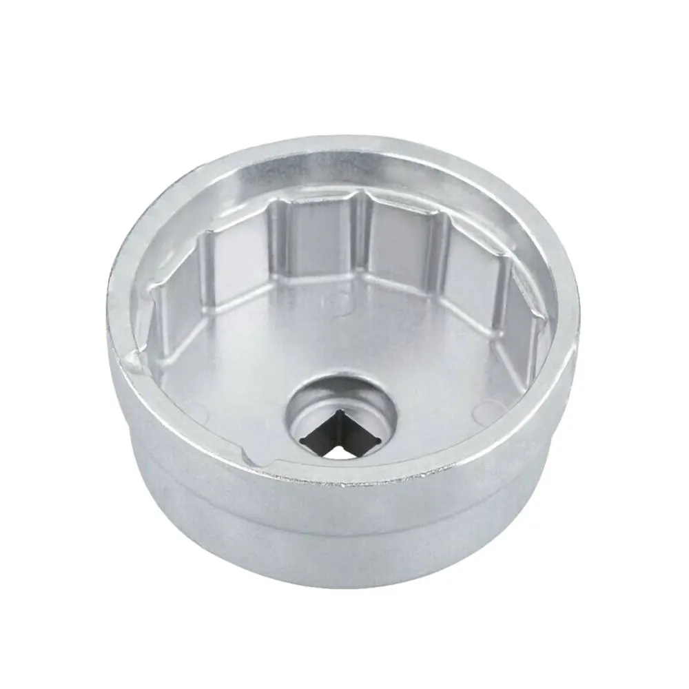 64mm 14-Flute Oil Filter Cap Wrench Socket For Toyota Lexus – 3/8" Drive, Aluminum