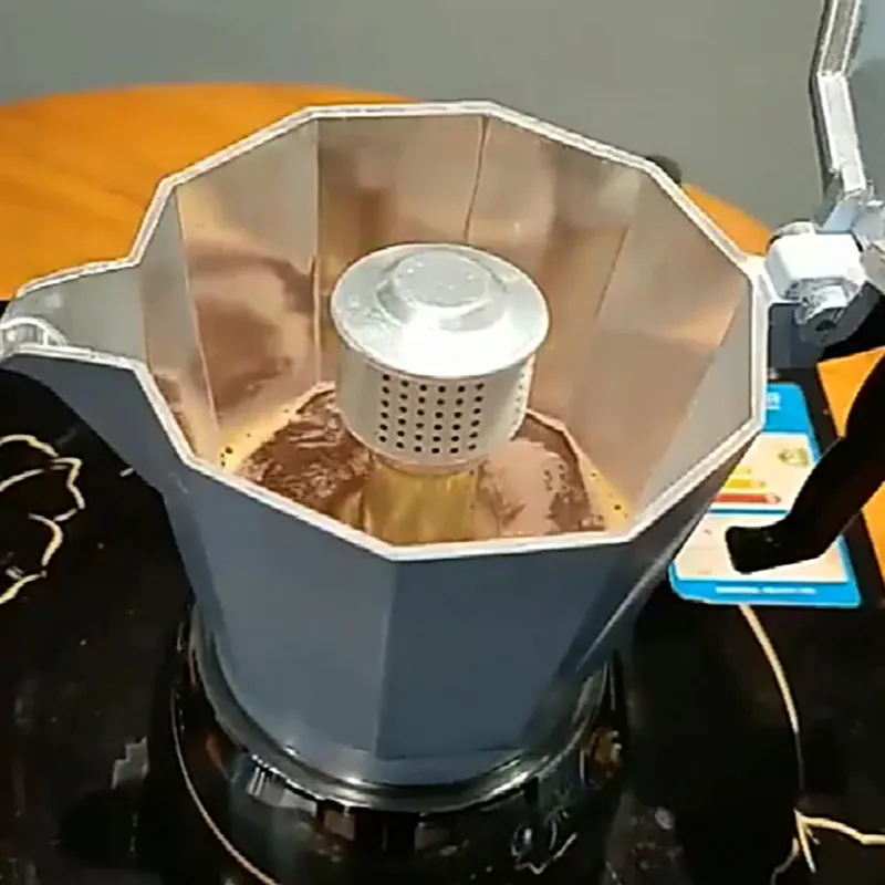 Moka Pot Splash Guard & Valve Set - Aluminum Coffee Maker Accessory ...