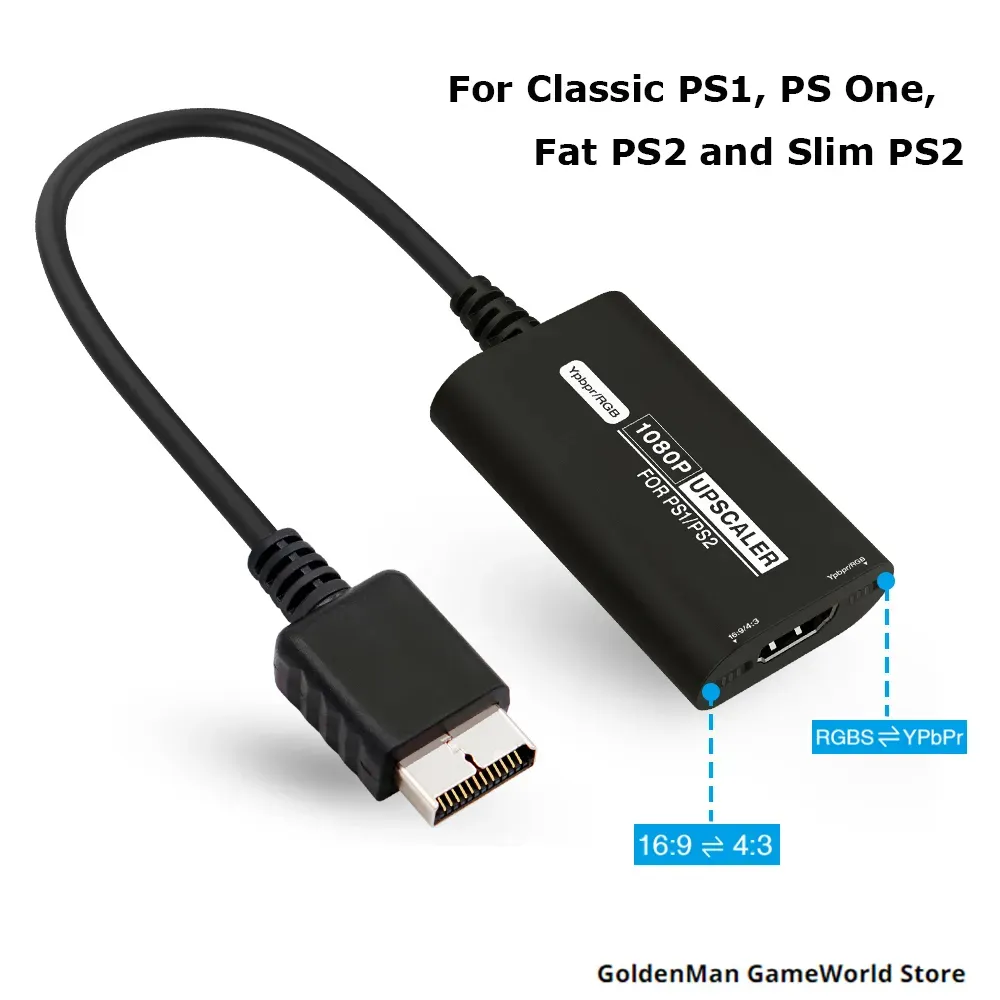 Hdmi Cable Psx Hdmi PlaySation PS1/PS2 HDMI Solution Right Sprite