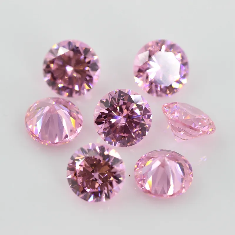 Real Pink VVS1 D Color Moissanite Loose Stones 0.5ct-5ct Gemstone Pass ...
