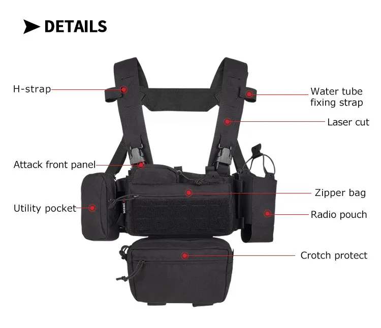 Tactisch Molle Vest ballistisch Level NIJ IIIA - Special Gear