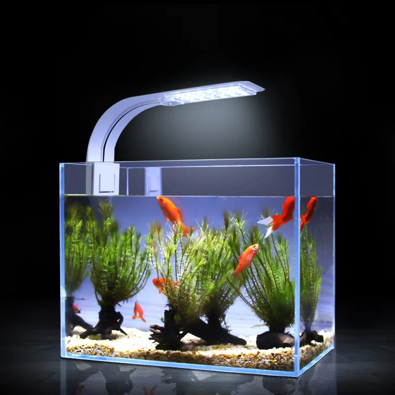 Upgraded 5W 10W 15W Aquarium Light Clip Lamp Waterproof Fish Tank LED Lighting for Aquatic Plants