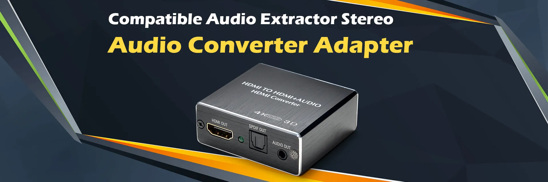 HDMI Audio Splitter, 4K*2K HDMI Audio Extractor HDMI To Optical Spdif Toslink With HDMI And 3.5mm Stereo Audio Converter Adapter, Pass / 2.0CH / 5.1CH 3 Audio Mode