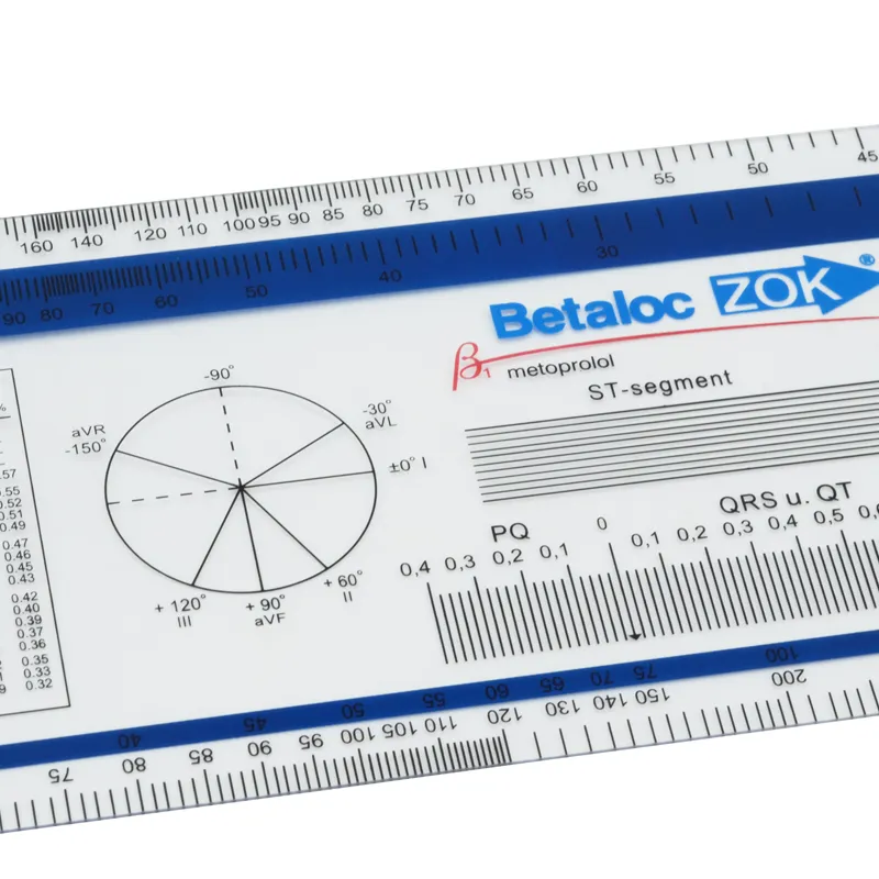 Userful PVC ECG Goniometer Ruler 360° Medical Spinal Angle Ruler With ...
