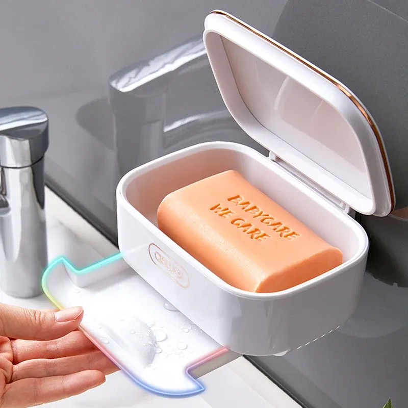 Portasapone Dritto Doppio In Alluminio Cromato - Store