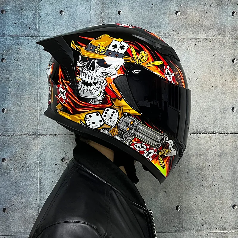 独特の上品 Advanced DHgate.com:JIEKAI Full-Face with Helmet Motorcycle キリスト教