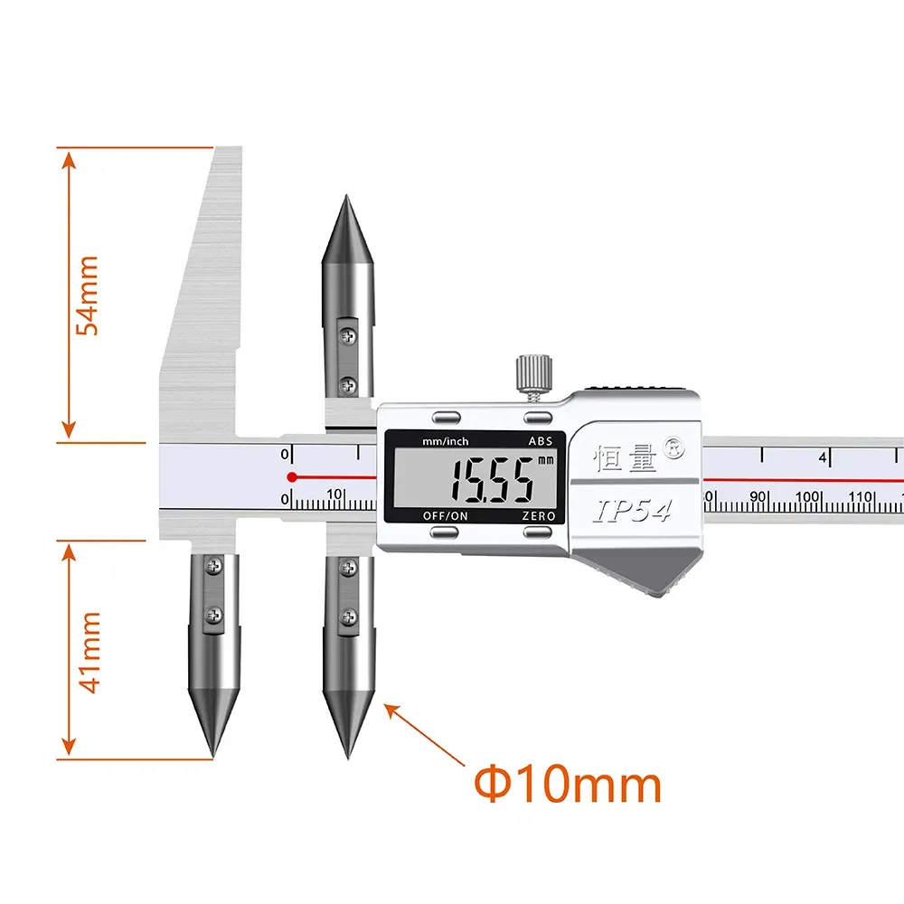 Edge Center Distance, Center Distance, Digital Caliper, Cone Probe Hole ...