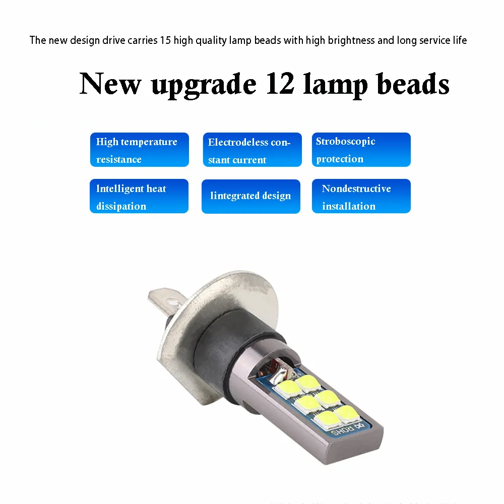 Buy 12 SMD 3030 LED Headlight Foglight 60W Hi Lo Beam Driving DRL at Buy 12 SMD 3030 LED Headlight Foglight 60W Hi Lo Beam Driving DRL at