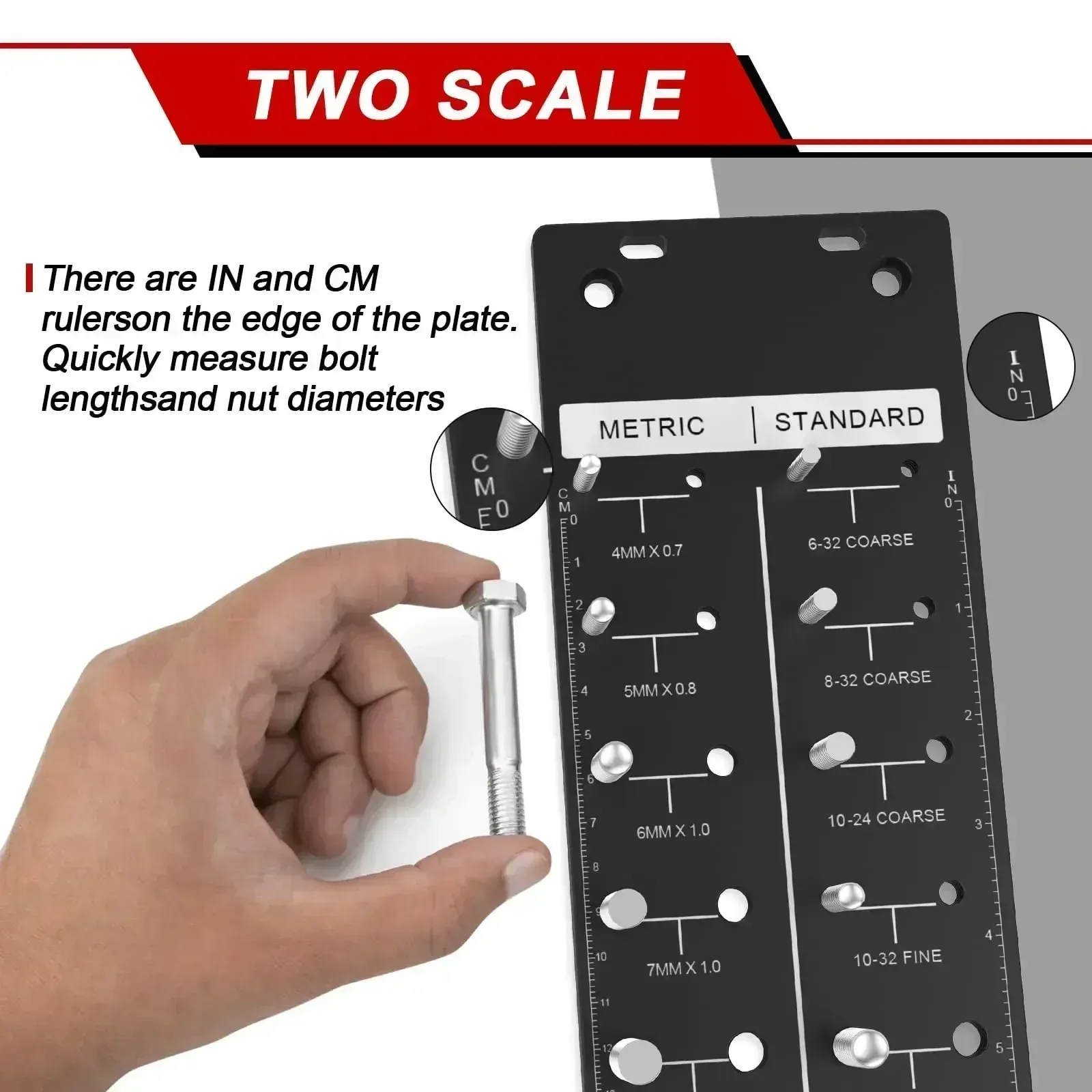 DADO DI MISURAZIONE Filo Dado Di Misurazione Filo Bobina 6*4 Cm Lega Di