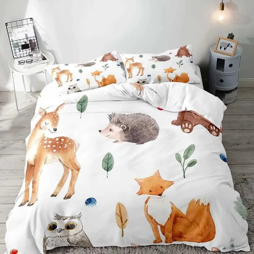 Woodland animal comforter online