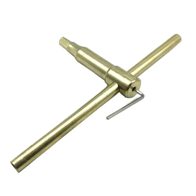 Lathe Chuck Key Wrench Adjustable 40CR Quenching Steel T-Shape Handle ...