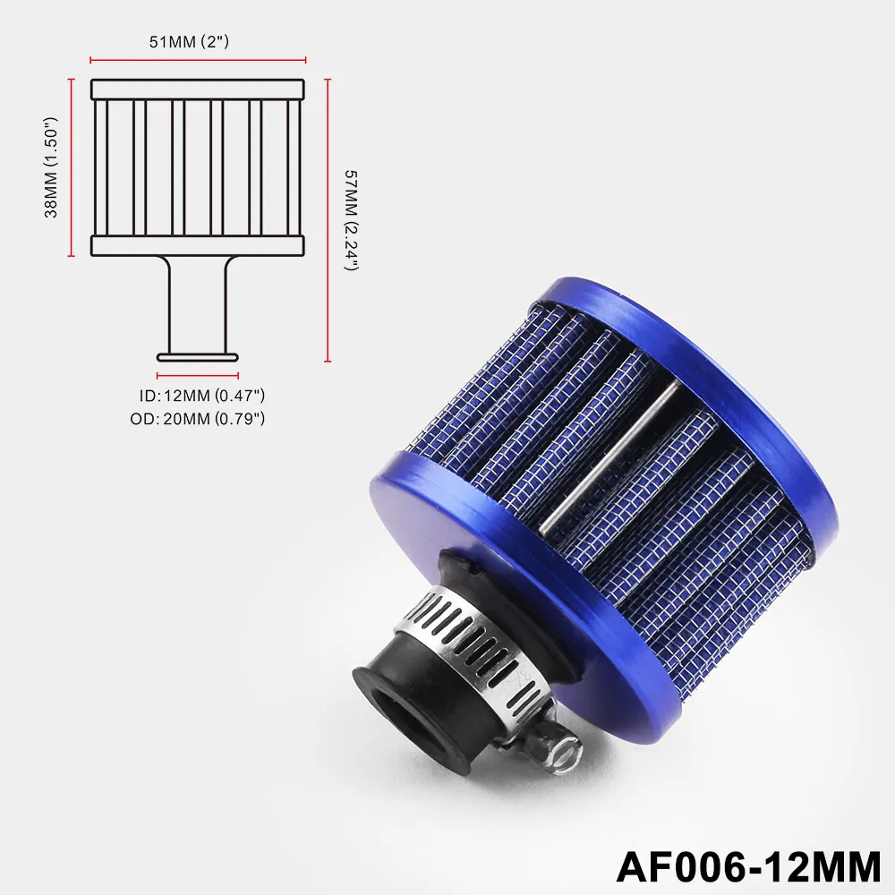 Universal Motorcycle filters with High Flow Crankcase