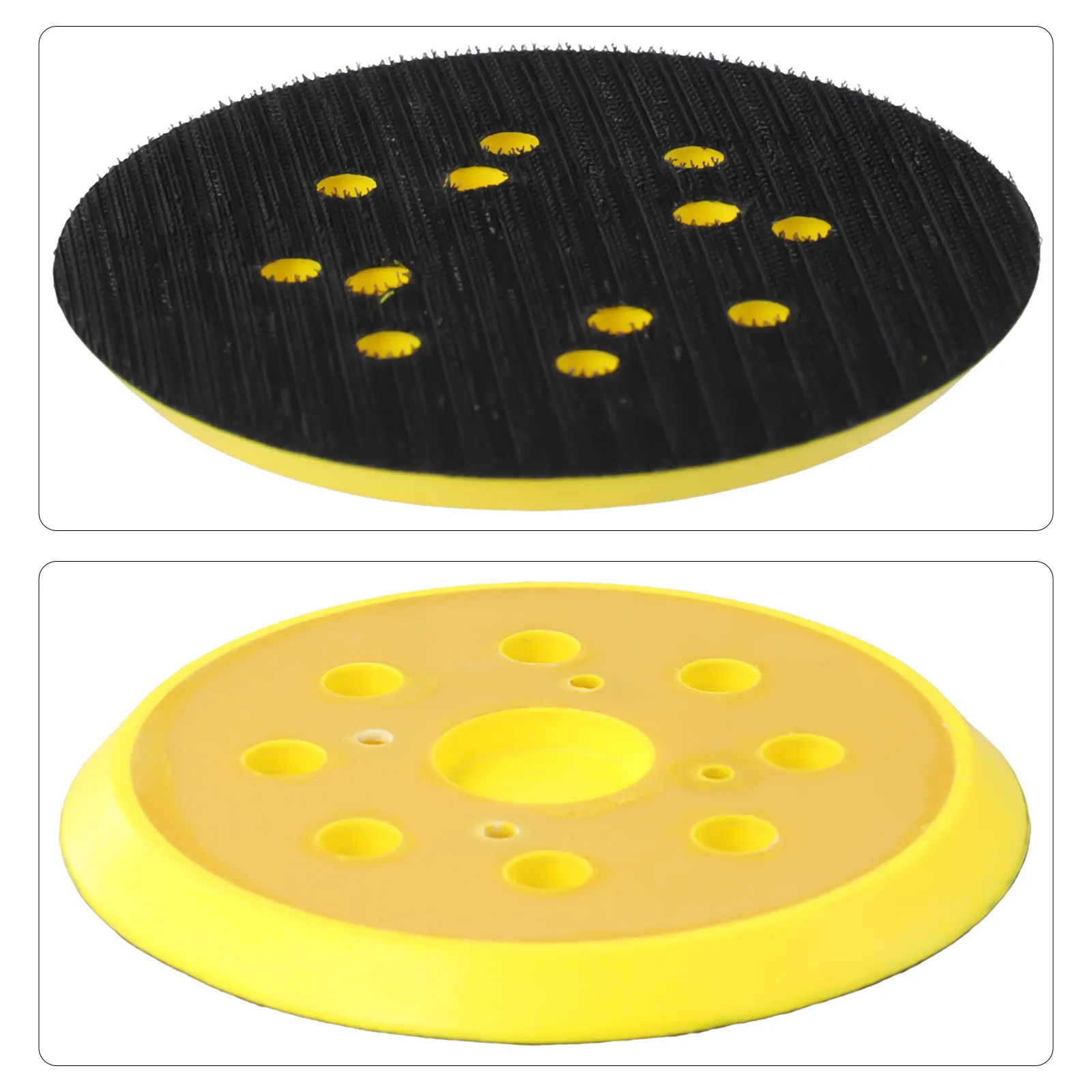 5 Inch Hook And Loop Backing Pad For Air Sander – Flexible Polyurethane Pad, 5/16-24 Thread, For Polishing & Sanding - View #11