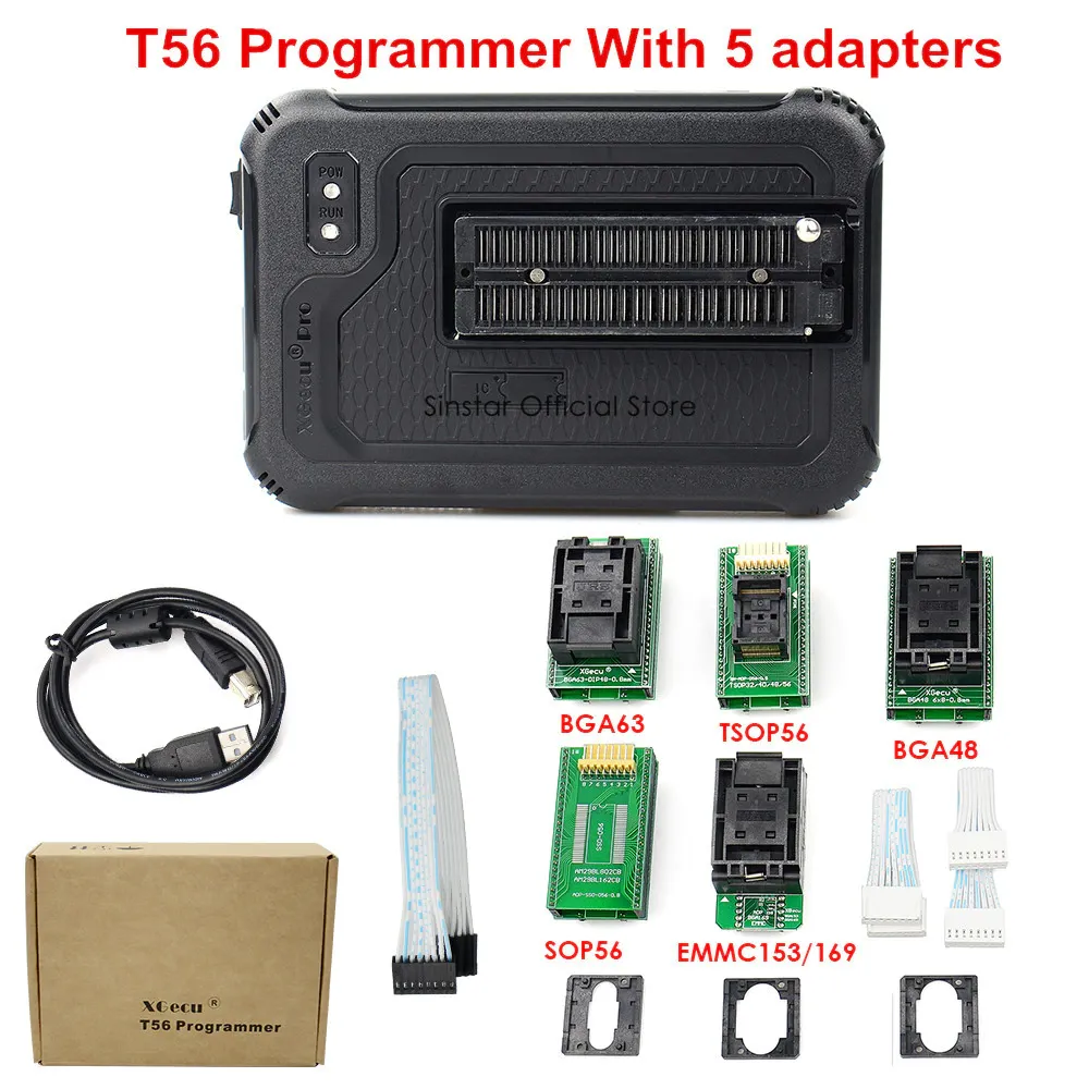XGecu T56 Programmer with 56 Pin Drivers ISP Support for 21000+ Devices ...