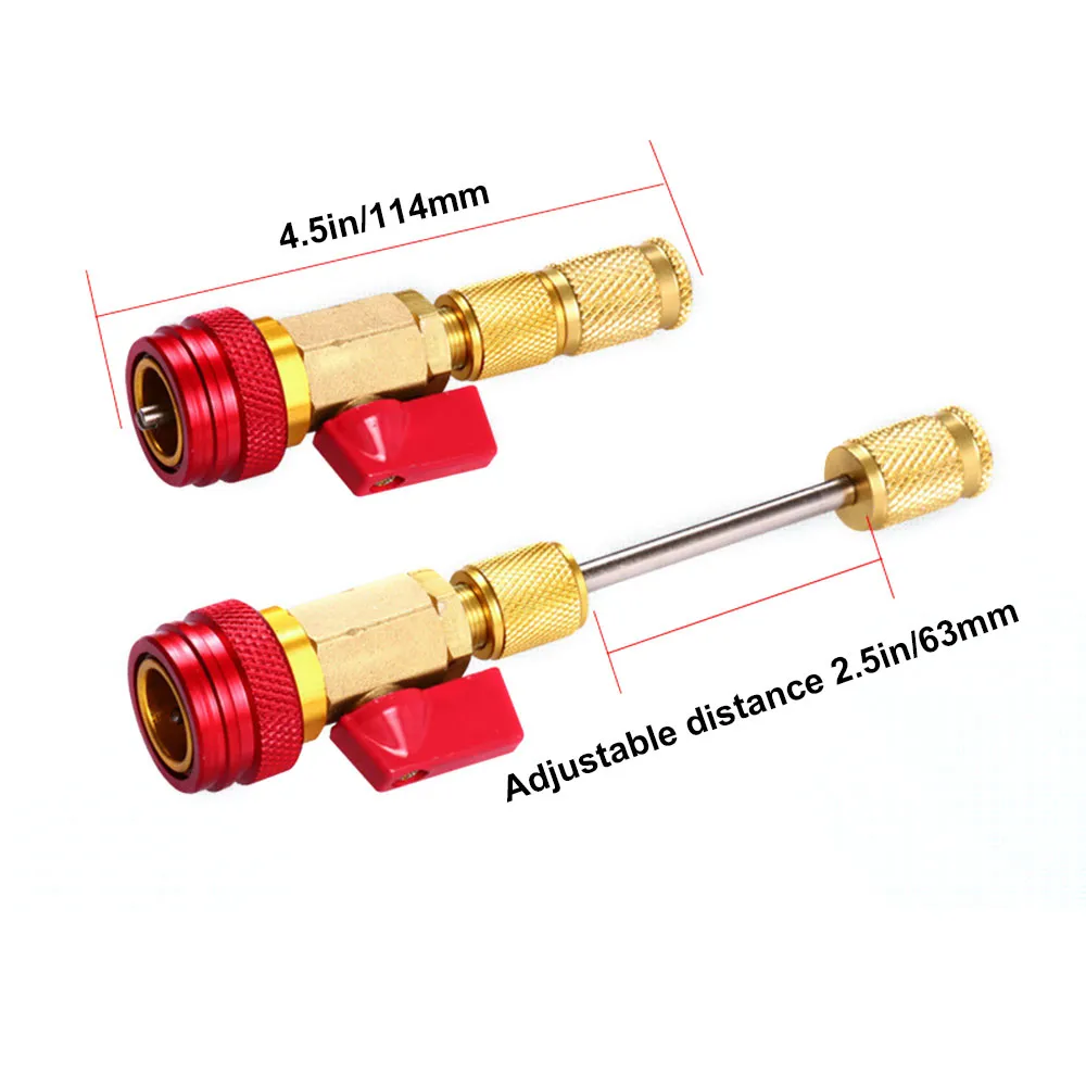 High-Pressure AC R134A core valves Quick Remover...