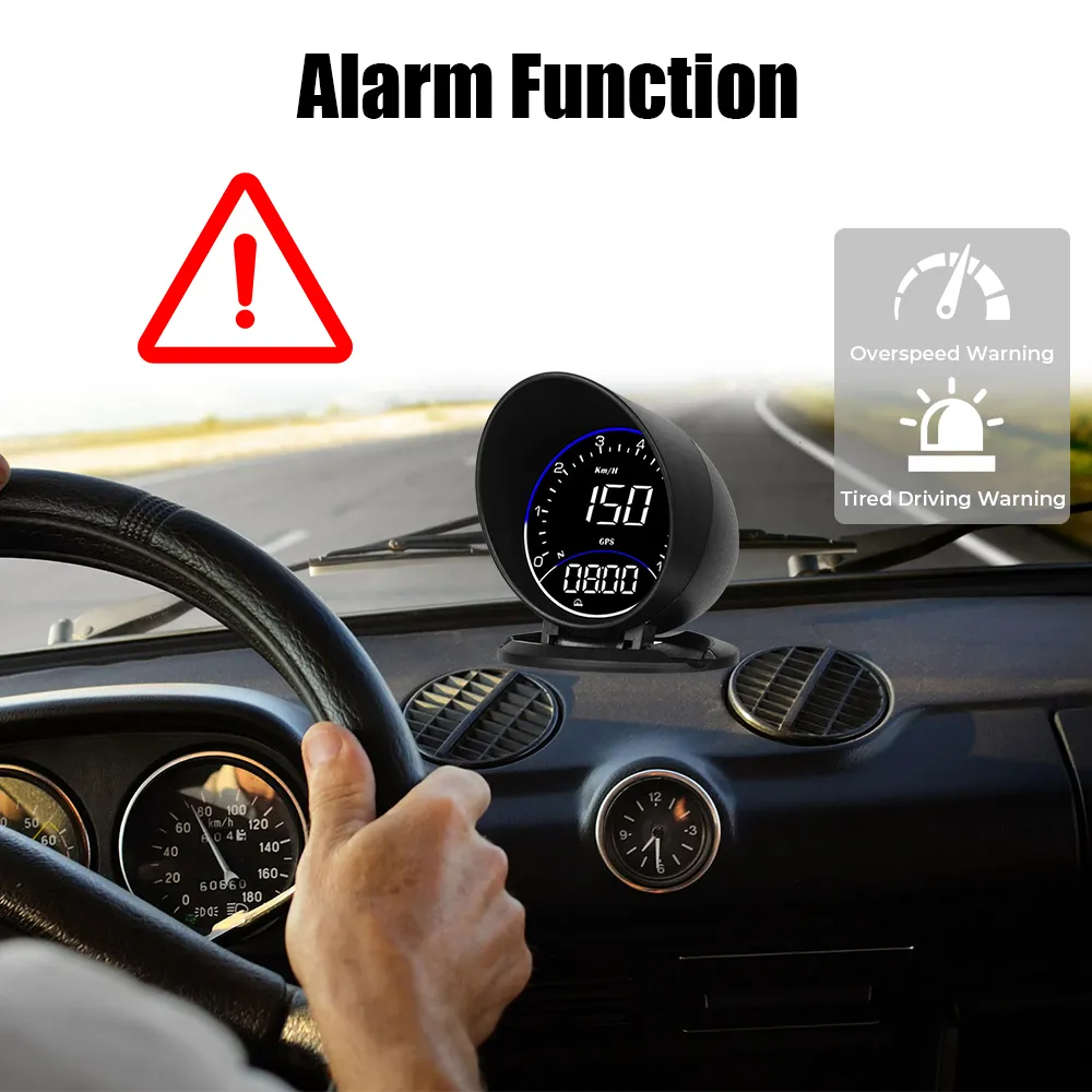 G6 Y03 HUD Car Head Up Display Speedometer RPM MPH Gauge Digital