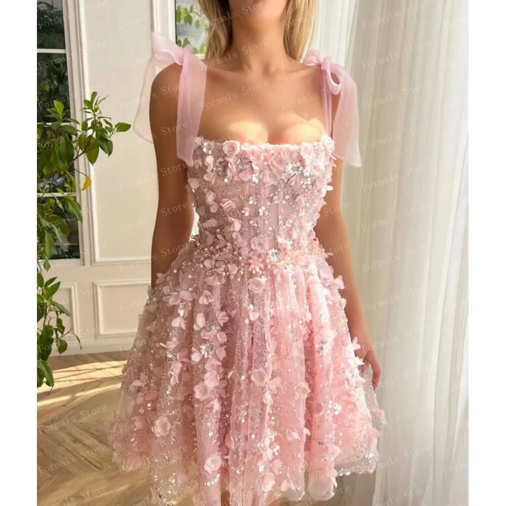 sequin graduation dresses Aline Pink Long Prom Dress, Formal Pink Lace Dress with Seq  dresstby shoulder neckline Graduation Dresses Girly Dresses For