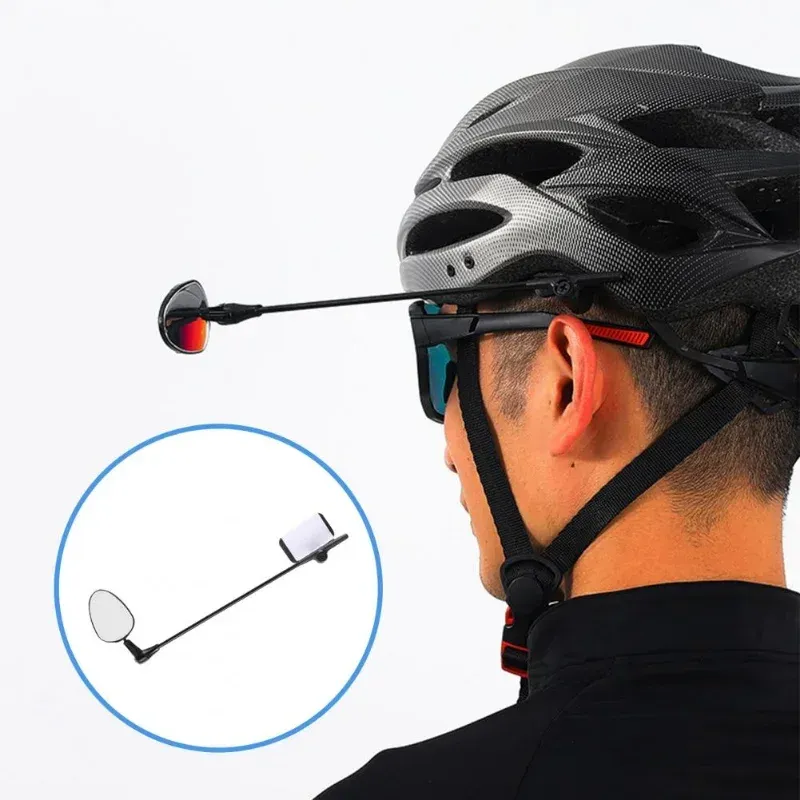 Road Bike Helmet with Rearview Reflector: 360 Degree Adjustable and ...