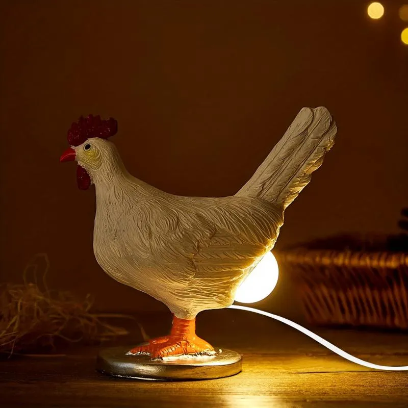 Simulated Farm Animals Taxidermy Chicken Lamp Perfect Night Light For Room Decor Parties Carnivals And Home Decoration From Homepro17 5.26 DHgate.Com