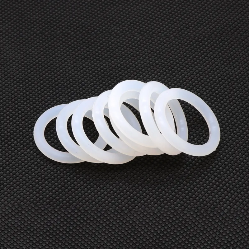DHgate 10Pcs Silicone O Rings White Food Grade Round VMQ O Ring Gasket Waterproof Washer for Sealing CS 5mm OD 15 155mm Home Garden