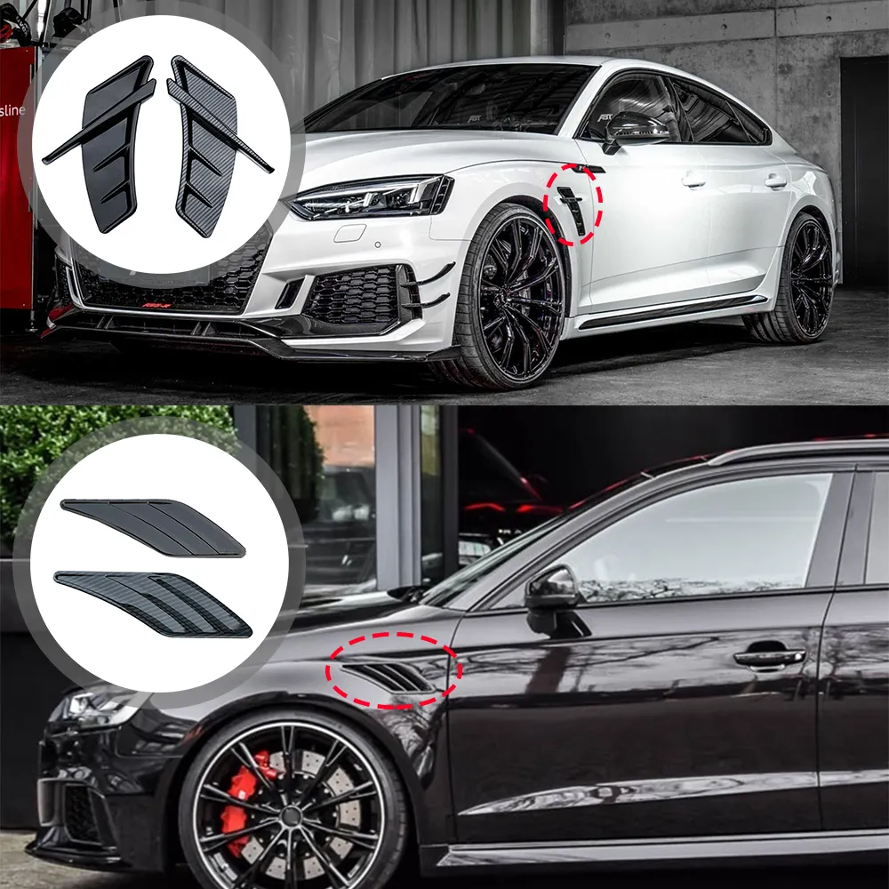 Lot De 2 Grilles D'air Sport Pour Audi (80, 100, TT, A3, A4, A5, A6) - Neuf Sans Marque