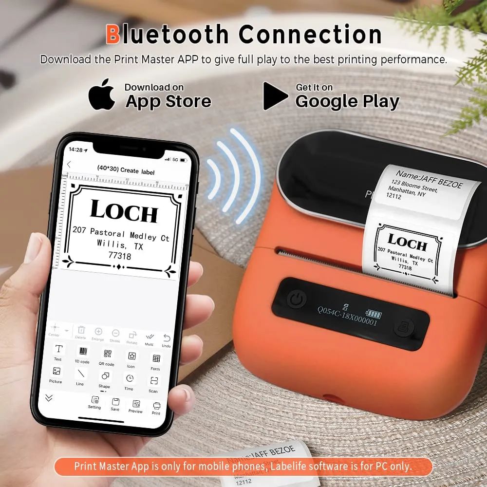 Phomemo M220 Stampante Per Etichette Bluetooth Portatile - Foto 4