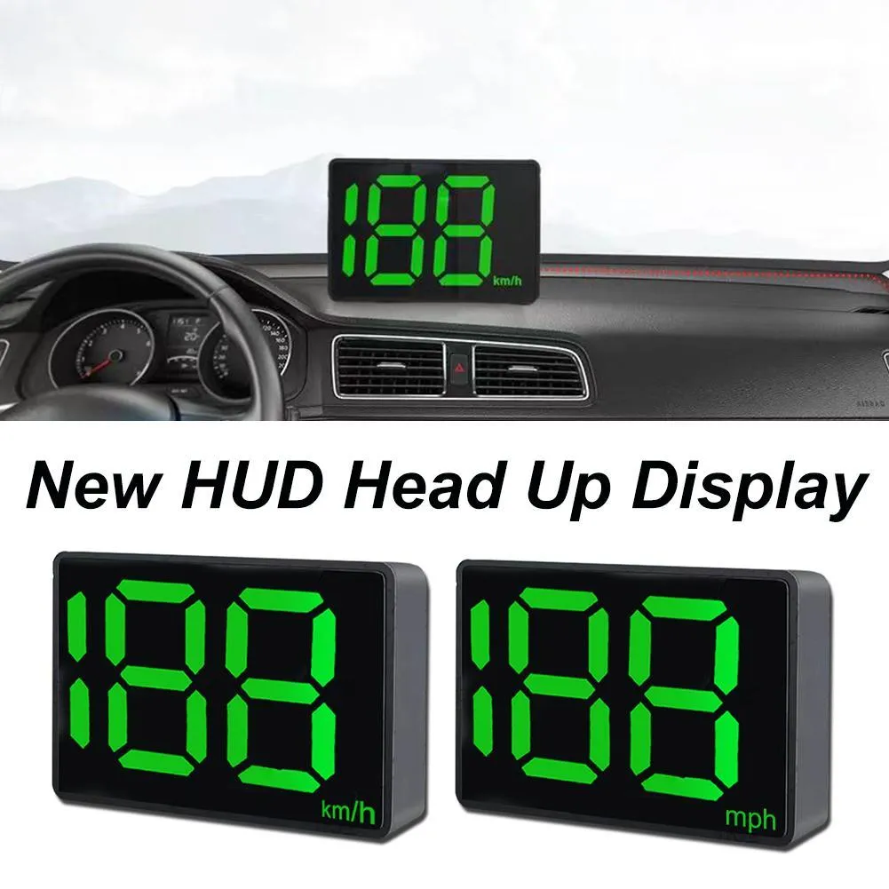 thumbnail image 2 of Car HUD Headup Display KM/H MPH GPS Digital Speedometer With LED Large Font Display I.1142674555 2 of 14
