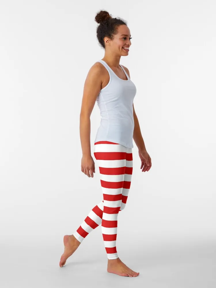 Womens Red And White Striped Horizontal Sports Christmas Leggings Womens For Gym And Training From Ddmyjan 113.85 DHgate.Com