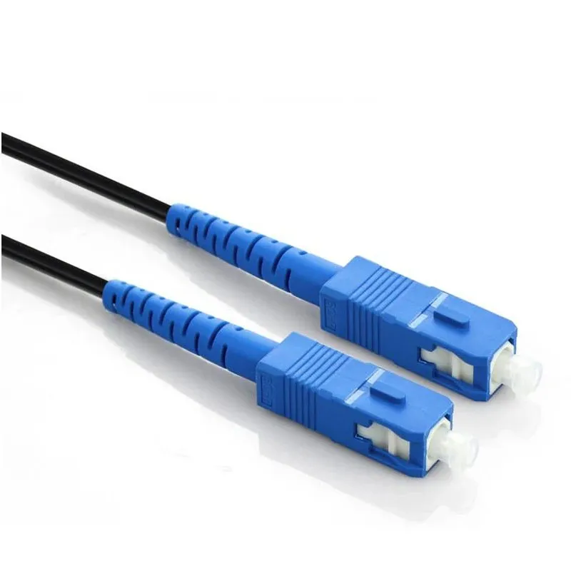 100M SC/UPC Fiber Optic Drop Cable FTTH SM G657A1 Optical Fiber Patch ...