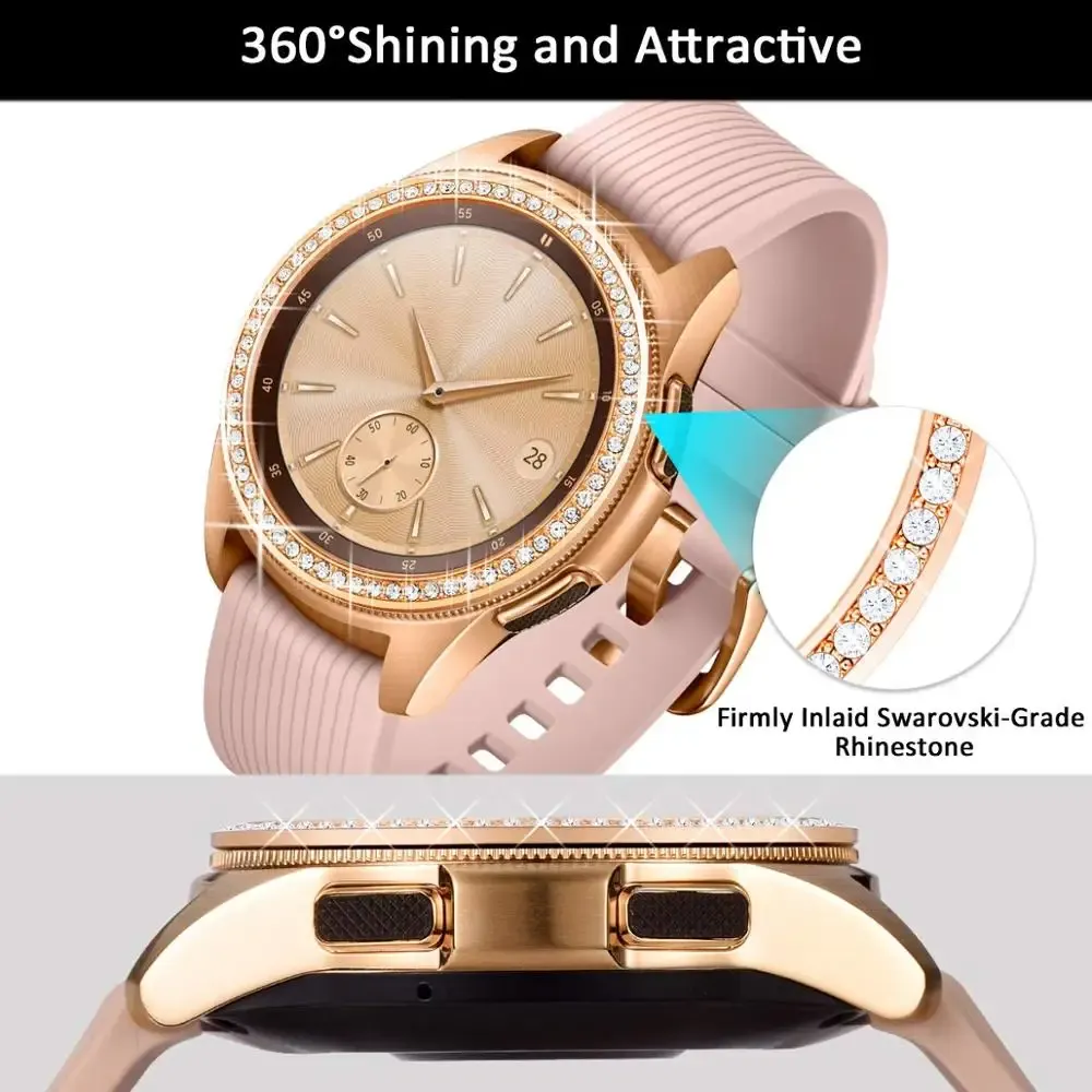 Samsung Galaxy Watch 4 Classic Bling Bezel Case 42mm 46mm Adhesive Cover Band For Gear S3 Frontier Sport 46 42 3 Mens Accessories From Homepro17 7.51 DHgate.Com