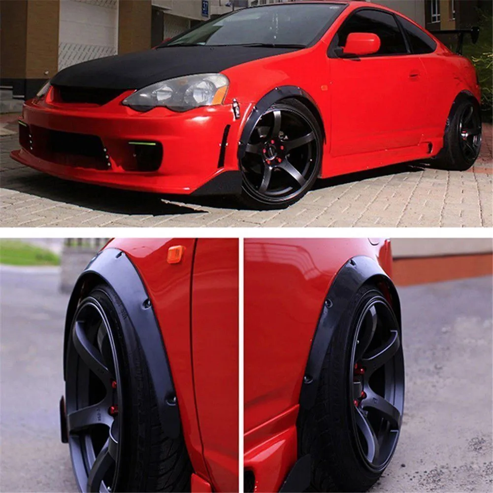 For Honda CR-Z Car Extra Wheel Arches Fender Flares Wide Body Kit JDM