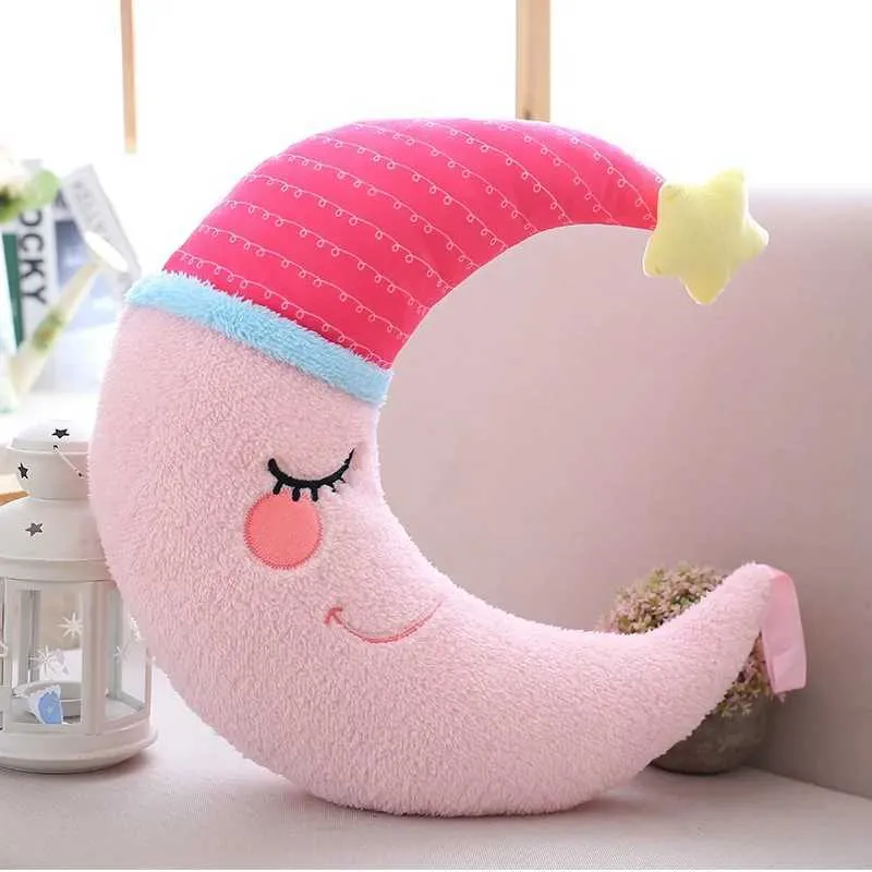 Super Soft Cloud Star Moon Plush Pillow for Kids Sky Series