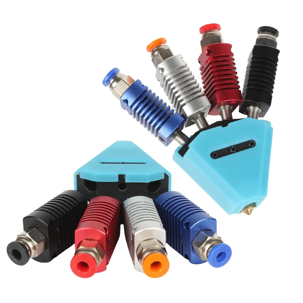 Color Changing XCR3D micro swiss hotend with Bowden Extrduer