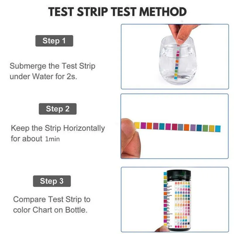 thumbnail image 2 of Spa And Pool Test Strips 6 In 1, 100 Ct Pool Test Strips For Hot Tub Water, Pool Test Strips For 2 of 14