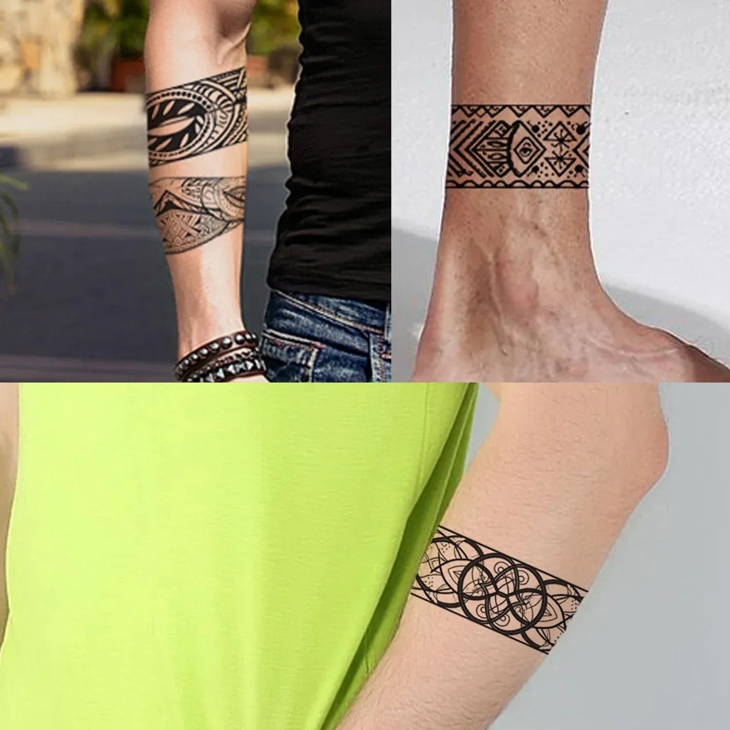 Stunning Wrist Tribal Tattoos for Men